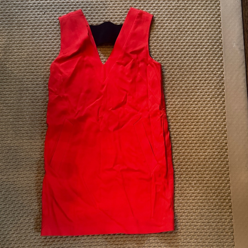 rag & bone One-Shoulder Red Sheath Dress